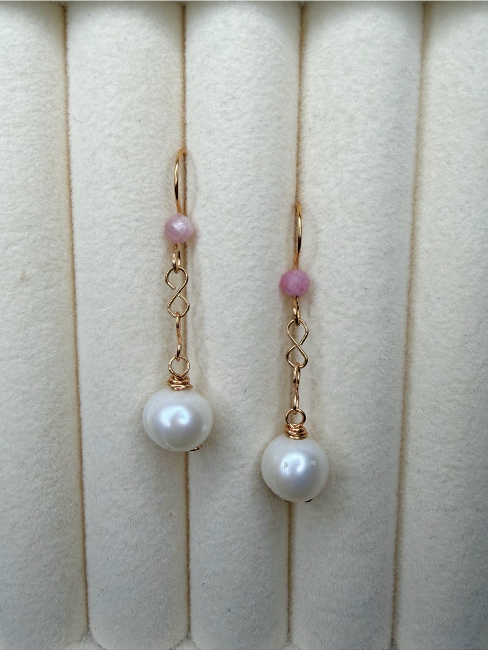 Tourmaline Pearl Earrings